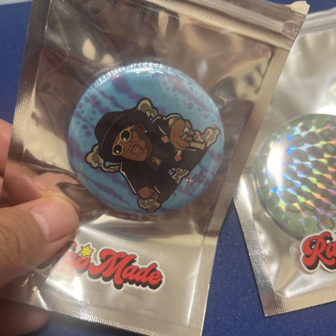 Amazon.co.jp: ラップリマン 缶バッジ オージーキックス Rap Made